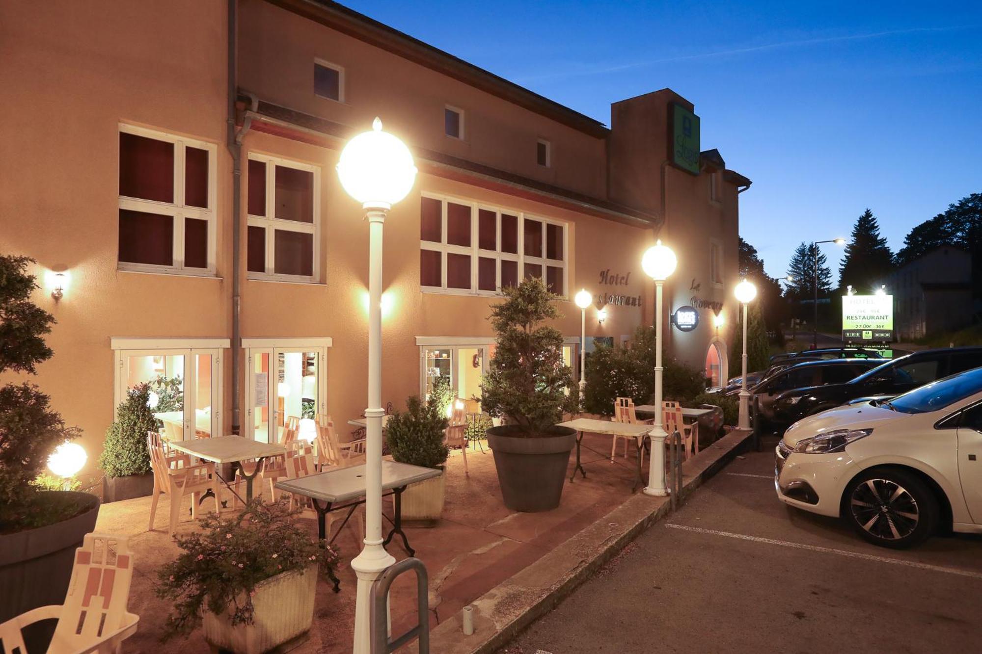 Logis Hotel Spa Restaurant Le Provence Lanarce エクステリア 写真